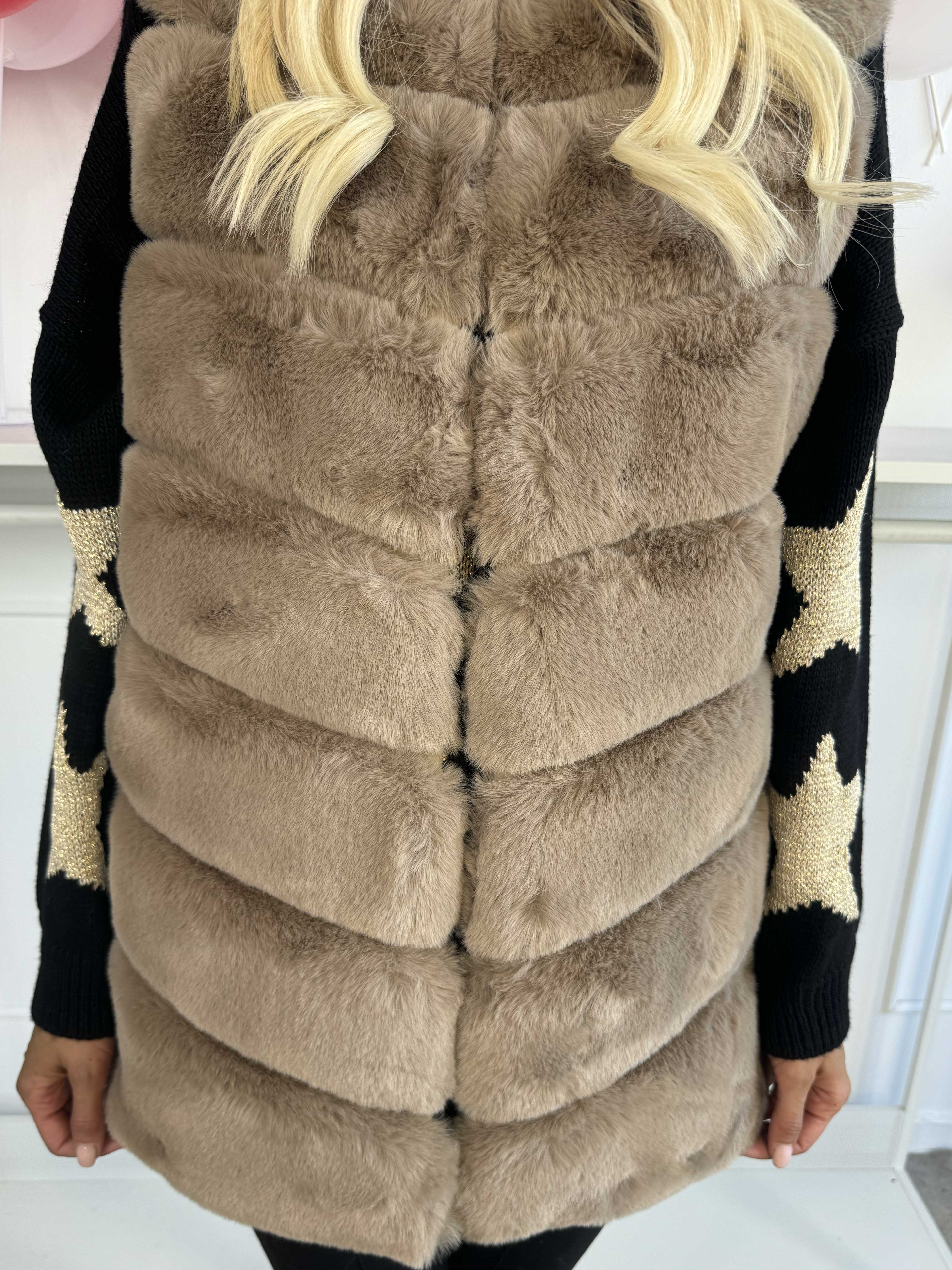 Chiara - Blød faux fur vest